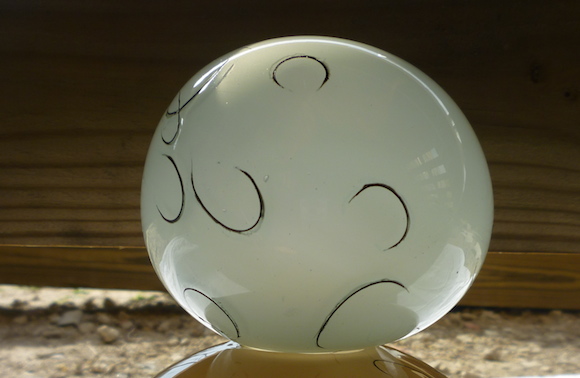 glass globe by Becky Wehmer